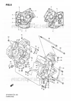CRACKCASE COVER for Suzuki GLADIUS 650 2009