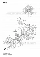 FRONT CYLINDER HEAD for Suzuki GLADIUS 650 2009