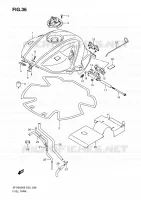 FUEL TANK (MODEL K9) for Suzuki GLADIUS 650 2009