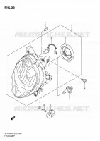 HEAD LAMP for Suzuki GLADIUS 650 2009