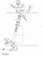 STEERING COLUMN for Suzuki GLADIUS 650 2009