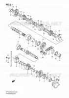 TRANSMISSION for Suzuki GLADIUS 650 2009
