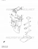 BATTERY HOLDER (SFV650L1 E21) for Suzuki GLADIUS 650 2011