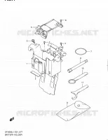 BATTERY HOLDER (SFV650L1 E24) for Suzuki GLADIUS 650 2011