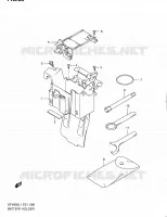 BATTERY HOLDER (SFV650UL1 E24) for Suzuki GLADIUS 650 2011