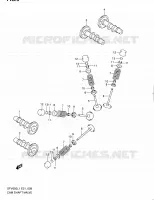 CAMSHAFT   VALVES for Suzuki GLADIUS 650 2011