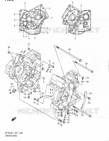 CRACKCASE COVER for Suzuki GLADIUS 650 2011