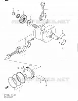 CRANKSHAFT for Suzuki GLADIUS 650 2011