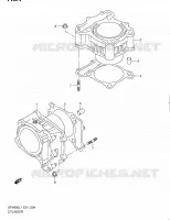 CYLINDER for Suzuki GLADIUS 650 2011