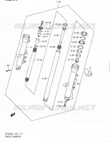 FRONT FORK (SFV650AL1 E21) for Suzuki GLADIUS 650 2011