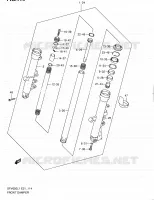 FRONT FORK (SFV650UAL1 E21) for Suzuki GLADIUS 650 2011