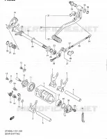 GEAR SHIFTING ASSY for Suzuki GLADIUS 650 2011