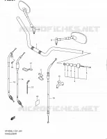 HANDELBAR (SFV650AL1 E21) for Suzuki GLADIUS 650 2011