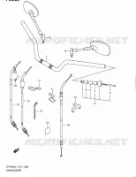 HANDELBAR (SFV650L1 E21) for Suzuki GLADIUS 650 2011