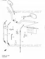 HANDELBAR (SFV650L1 E24) for Suzuki GLADIUS 650 2011