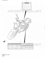 LABEL (SFV650L1 E24) for Suzuki GLADIUS 650 2011