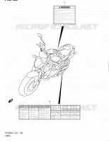 LABEL (SFV650UL1 E21) for Suzuki GLADIUS 650 2011