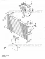 RADIATOR for Suzuki GLADIUS 650 2011