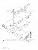 SWINGARM for Suzuki GLADIUS 650 2011