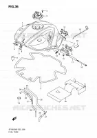 FUEL TANK (MODEL K9) for Suzuki GLADIUS 650 2009