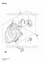 HEAD LAMP for Suzuki GLADIUS 650 2009