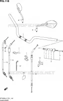 HANDELBAR (SFV650AL3 E21) for Suzuki GLADIUS 650 2013