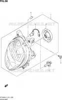 HEAD LAMP (SFV650L3 E21) for Suzuki GLADIUS 650 2013
