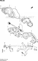 SPEEDOMETER (SFV650L3 E21) for Suzuki GLADIUS 650 2013