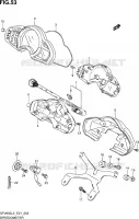SPEEDOMETER (SFV650L3 E24) for Suzuki GLADIUS 650 2013