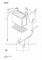BATTERY for Suzuki SV 1000 2007