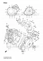 CRACKCASE COVER for Suzuki SV 1000 2007
