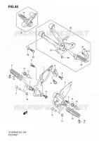 FOOTREST for Suzuki SV 1000 2007