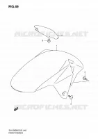 FRONT FENDER for Suzuki SV 1000 2007