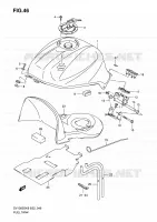 FUEL TANK for Suzuki SV 1000 2007