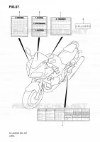 LABEL (SV1000S/S1/S2) for Suzuki SV 1000 2007