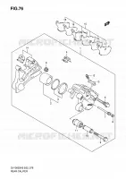 REAR CALIPER for Suzuki SV 1000 2007