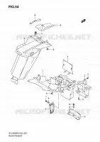 REAR FEDNER for Suzuki SV 1000 2007