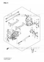 THROTTLE BODY for Suzuki SV 1000 2007