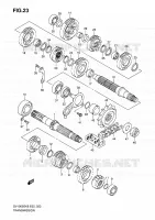 TRANSMISSION for Suzuki SV 1000 2007