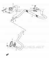 ANTI POLLUTION SYSTEM (MODEL K3/K4/K5/K6) for Suzuki SV 650 2004
