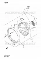 HEAD LAMP (NOTE) for Suzuki SV 650 2004