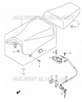SEAT (MODEL K4/K5/K6/K7) for Suzuki SV 650 2004