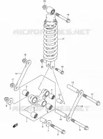 SHOCK ABSORBER LINKAGE for Suzuki SV 650 2004