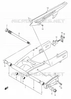 SWINGARM for Suzuki SV 650 2004