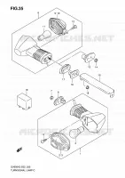 TJRN SIGNAL LAMP (NOTE) for Suzuki SV 650 2004