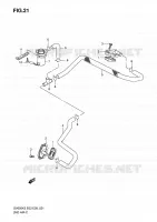 ANTI POLLUTION SYSTEM (MODEL K3/K4/K5/K6) for Suzuki SV 650 2004