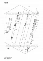 FRONT FORK for Suzuki SV 650 2004