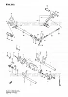 GEAR SHIFTING ASSY (MODELE K4) for Suzuki SV 650 2004