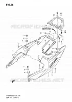 REAR FAIRING (SV650K3) for Suzuki SV 650 2004