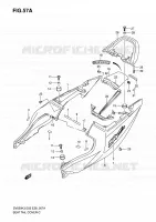 REAR FAIRING (SV650K4) for Suzuki SV 650 2004